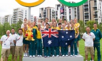 Olympic Mantra: Eat, train, sleep, eat, train, sleep...