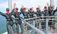 Fearless female stars conquer SkyPoint Climb for breast cancer research